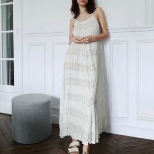 Zara long textured dress